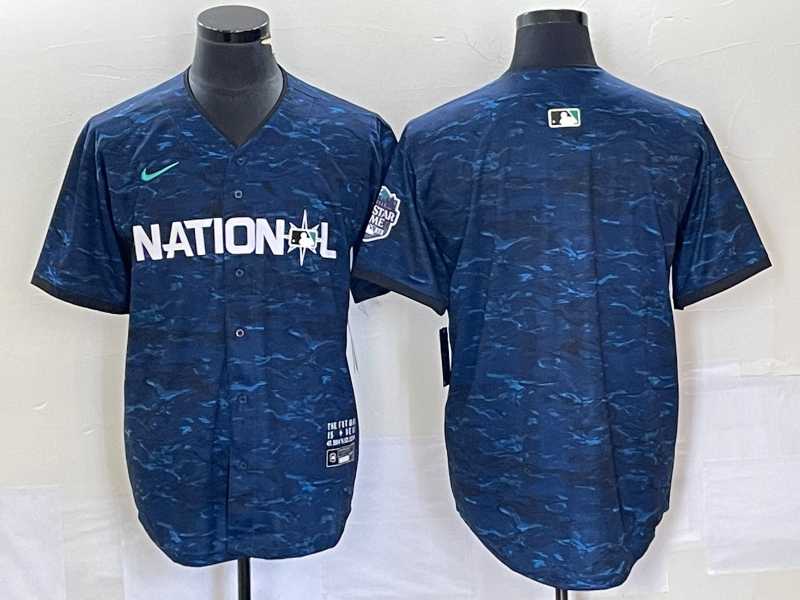 Men%27s Los Angeles Dodgers Blank Royal 2023 All star Cool Base Stitched Jersey
